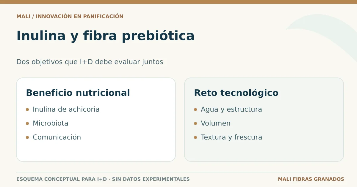 Inulina y fibra prebiótica en panificación